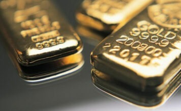 Цена на золото поднялась свыше 1800 долларов