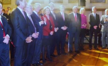 Новогодний прием у Обербургомистра Франкфурта Петера Фельдмана