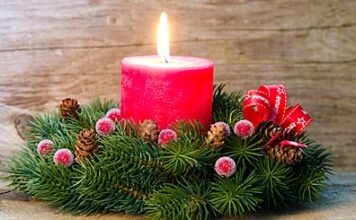 В Германии зажгли самую большую рождественскую „свечу“ в мире