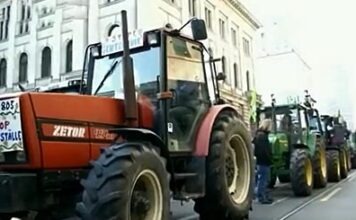 Фермеры вышли на акцию протеста в Берлине