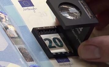 ЕЦБ представил новую банкноту достоинством 20 евро