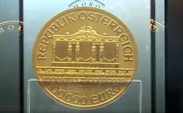 Самая большая в мире монета стоит 1 000 000 евро