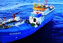 Немецкое спасательное судно терпит бедствие в Средиземном море