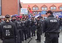 Правые против Меркель: новая помидорная атака на канцлера