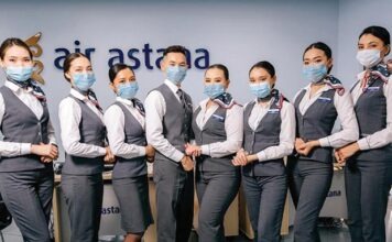 Air Astana: меры предосторожности на борту