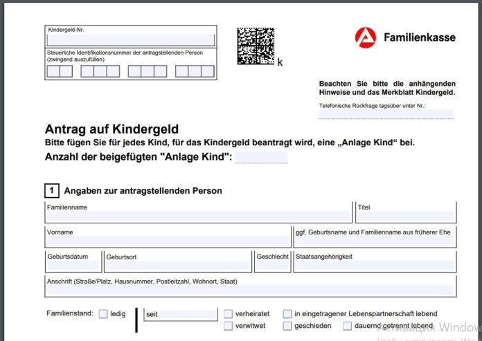 Antrag Auf Kindergeld Schleswig Holstein Антраг на Киндергельд: как заполнить, где скачать формуляр Antrag auf