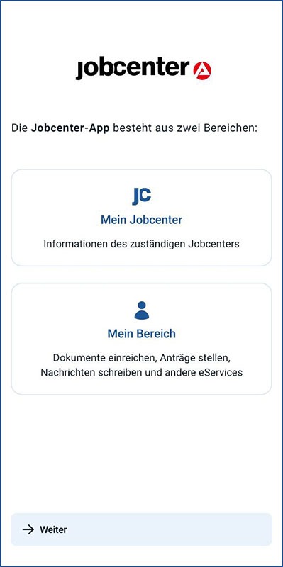 Jobcenter-App Приложение от Джобцентра