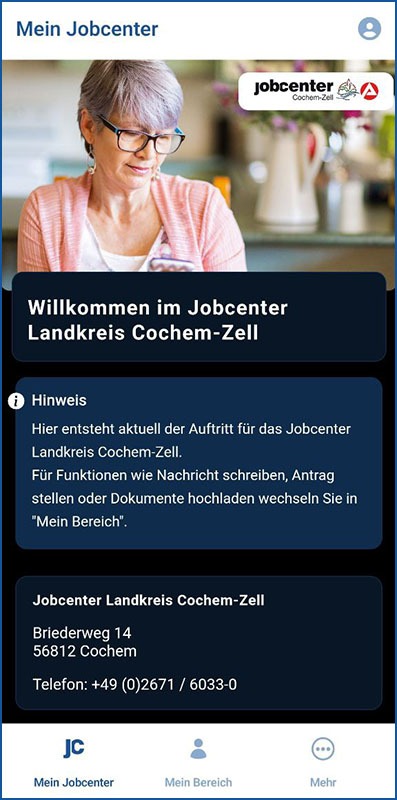 Jobcenter-App