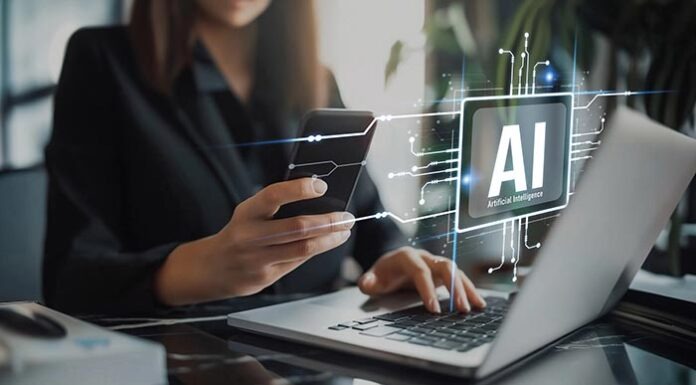 Human interact with AI artificial intelligence brain process generative AI EIDE