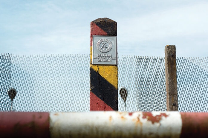 an der ehemaligen innerdeutschen Grenze, DDR BRD