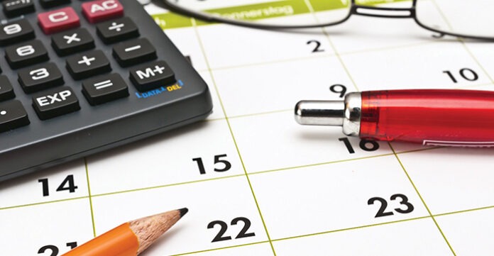 Urlaubsplanung Kalender