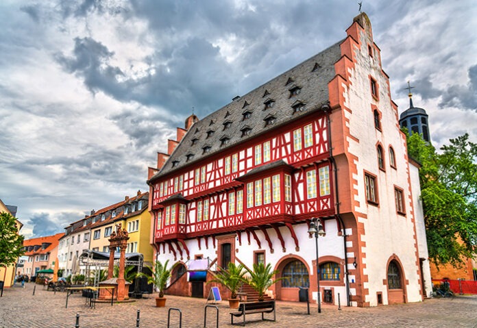 Traditional architecture of Hanau in Germany