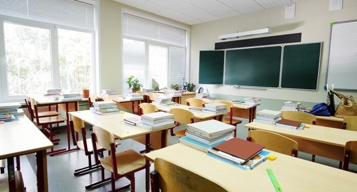 empty school class